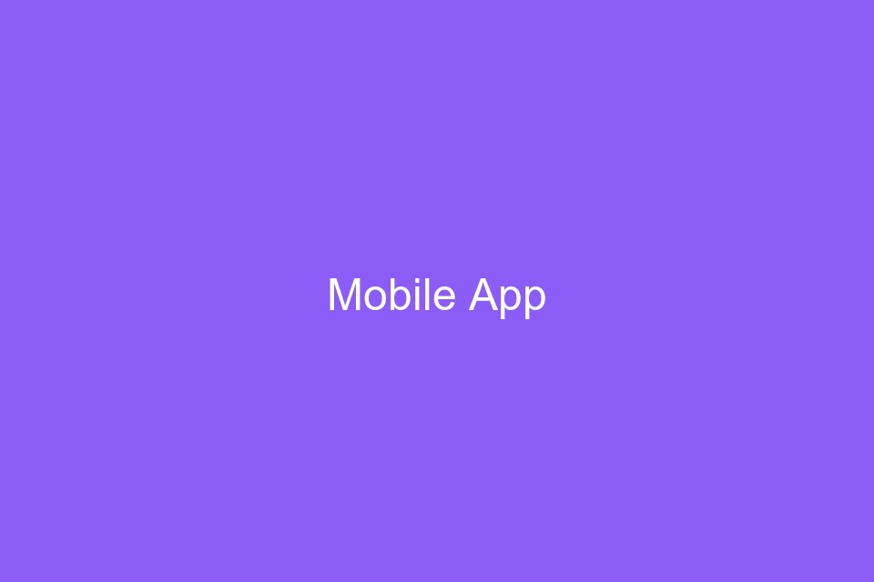 Mobile Inventory App